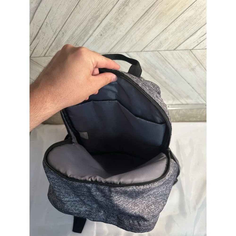 Adidas Gray And Black Student School Backpack Travel Laptop Tablet Device Bag